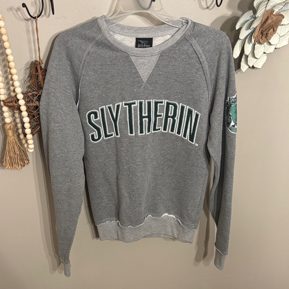 Gray Slytherin Men's Sweater